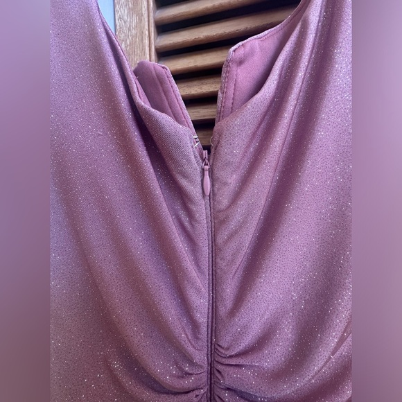 Le Chateau Size Small Pink Sparkly Gown - Picture 5 of 8